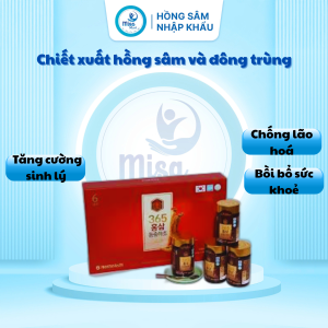 Chiết xuất hồng sâm Hàn Quốc và đông trùng hạ thảo – 365 Korean Red Ginseng & Cordyceps Gold