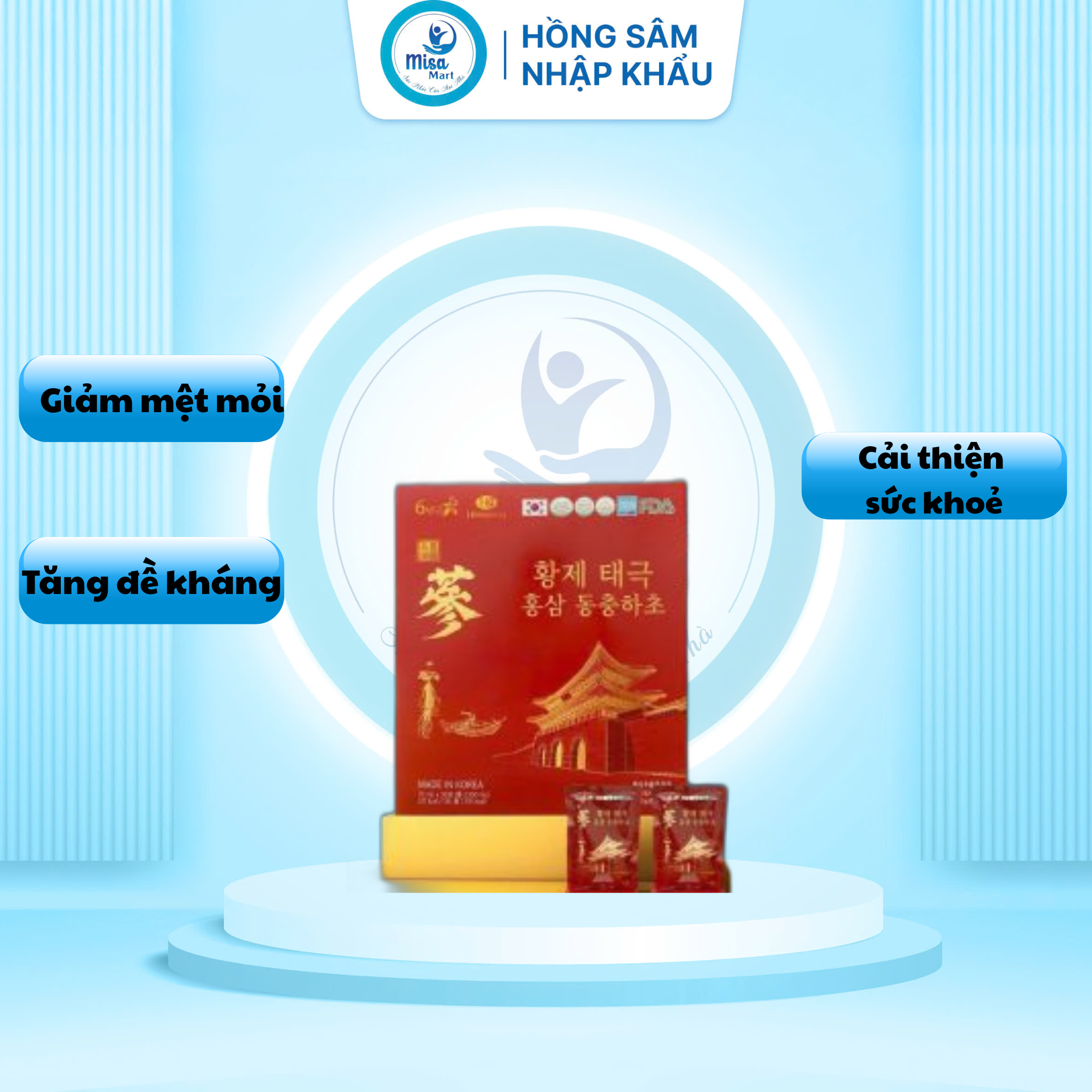 Thực phẩm bổ sung Emperor Taegeuke Red Ginseng Cordyceps