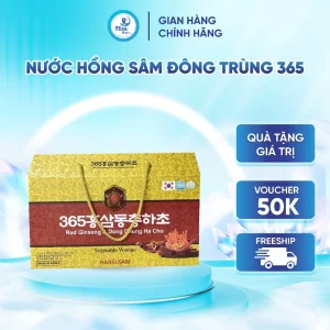 Nước hồng sâm đông trùng hạ thảo 365 – Red Ginseng & Dong Chung Ha Cho